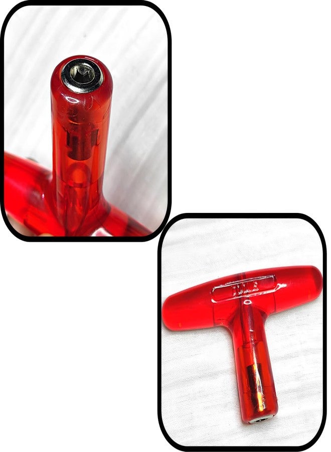 ZIODIC Dual-Ended T-Driver Reversible Screwdriver - Effortless Screwdriving in a Compact Design (6 INCH) - Image 4